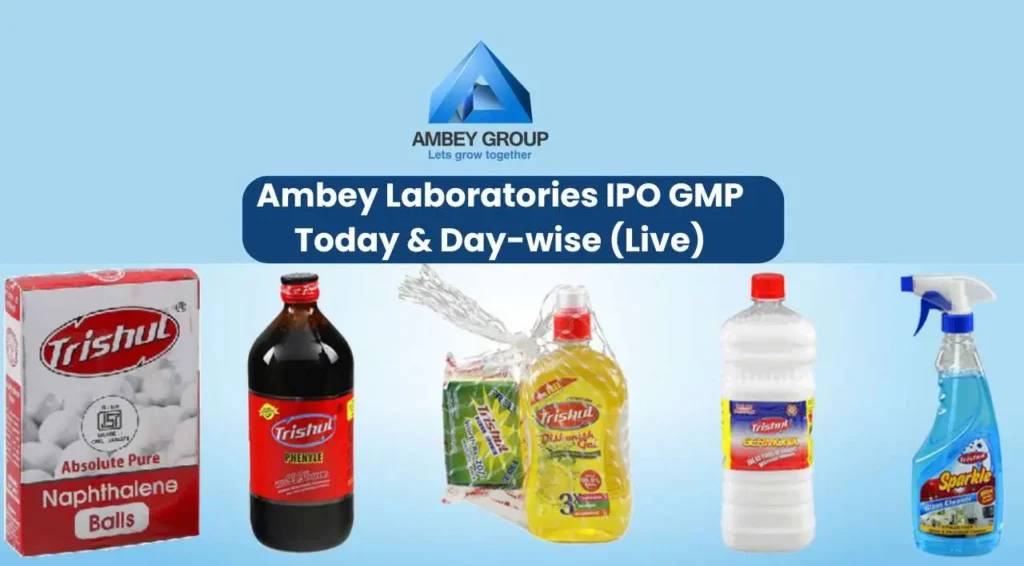 Ambey Laboratories IPO GMP Today Day wise Live